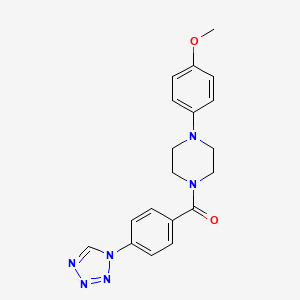 1-(4-METHOXYPHENYL)-4-[4-(1H-1,2,3,4-TETRAZOL-1-YL)BENZOYL]PIPERAZINE