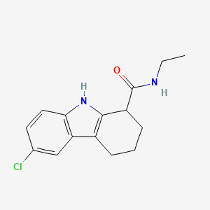 6-chloro-N-ethyl-2,3,4,9-tetrahydro-1H-carbazole-1-carboxamide