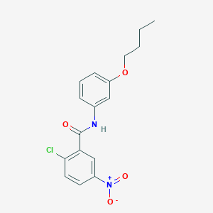 N-(3-Butoxyphenyl)-2-chloro-5-nitro-benzamide