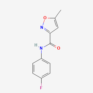 N-(4-fluorophenyl)-5-methyl-1,2-oxazole-3-carboxamide