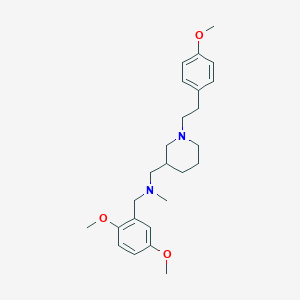 (2,5-dimethoxybenzyl)({1-[2-(4-methoxyphenyl)ethyl]-3-piperidinyl}methyl)methylamine