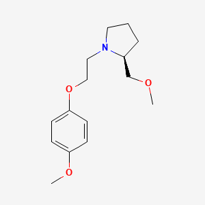 (2S)-2-(methoxymethyl)-1-[2-(4-methoxyphenoxy)ethyl]pyrrolidine