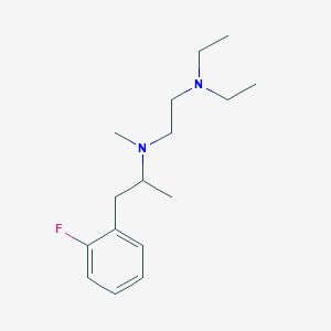 molecular formula C16H27FN2 B5241168 N',N'-diethyl-N-[1-(2-fluorophenyl)propan-2-yl]-N-methylethane-1,2-diamine 