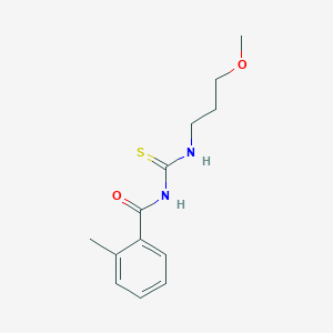 N-{[(3-methoxypropyl)amino]carbonothioyl}-2-methylbenzamide