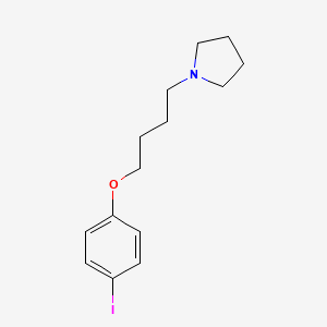 molecular formula C14H20INO B5241301 1-[4-(4-iodophenoxy)butyl]pyrrolidine 