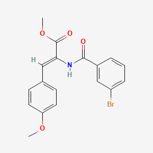 methyl (Z)-2-[(3-bromobenzoyl)amino]-3-(4-methoxyphenyl)prop-2-enoate