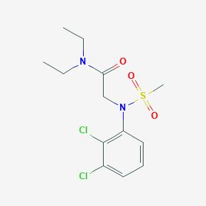 2-(2,3-dichloro-N-methylsulfonylanilino)-N,N-diethylacetamide