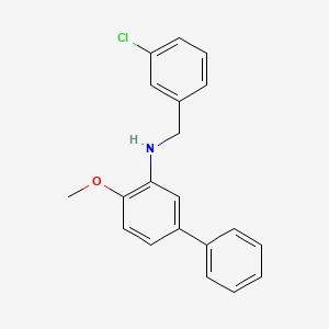 (3-chlorobenzyl)(4-methoxy-3-biphenylyl)amine