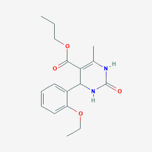 Propyl 4-(2-ethoxyphenyl)-6-methyl-2-oxo-1,2,3,4-tetrahydropyrimidine-5-carboxylate