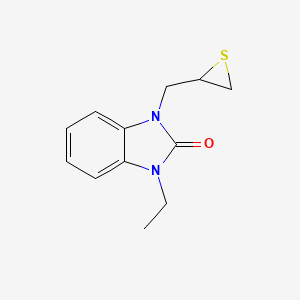 1-Ethyl-3-(thiiran-2-ylmethyl)benzimidazol-2-one