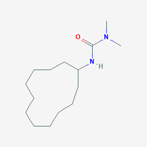 molecular formula C15H30N2O B5241568 3-Cyclododecyl-1,1-dimethylurea 