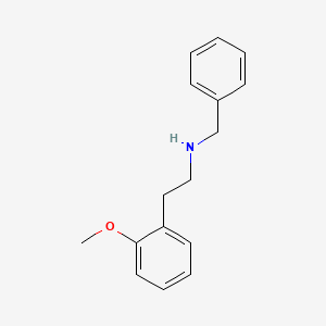 molecular formula C16H19NO B5241613 N-benzyl-2-(2-methoxyphenyl)ethanamine 