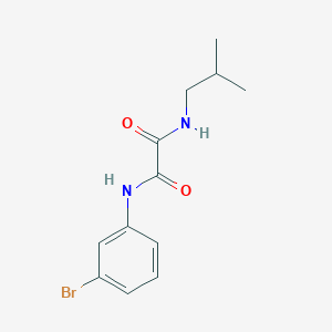 molecular formula C12H15BrN2O2 B5241662 N'-(3-bromophenyl)-N-(2-methylpropyl)oxamide 