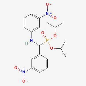 Dipropan-2-yl {(3-nitrophenyl)[(3-nitrophenyl)amino]methyl}phosphonate