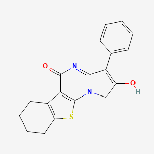 3-phenyl-6,7,8,9-tetrahydro[1]benzothieno[3,2-e]pyrrolo[1,2-a]pyrimidine-2,5(1H,4H)-dione