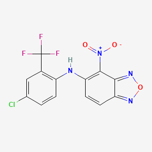 N-[4-chloro-2-(trifluoromethyl)phenyl]-4-nitro-2,1,3-benzoxadiazol-5-amine