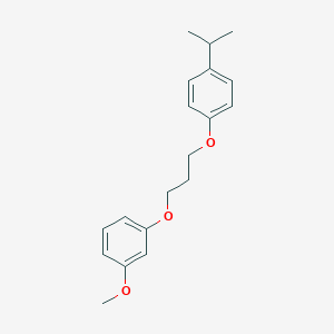 1-Methoxy-3-[3-(4-propan-2-ylphenoxy)propoxy]benzene