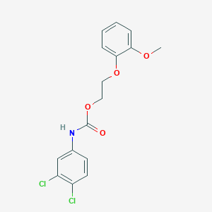 2-(2-methoxyphenoxy)ethyl N-(3,4-dichlorophenyl)carbamate