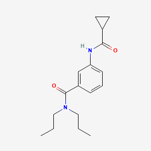 3-[(cyclopropylcarbonyl)amino]-N,N-dipropylbenzamide