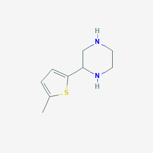 B052420 2-(5-Methylthiophen-2-yl)piperazine CAS No. 111760-40-8