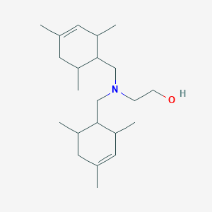 molecular formula C22H39NO B5242020 2-{bis[(2,4,6-trimethyl-3-cyclohexen-1-yl)methyl]amino}ethanol 