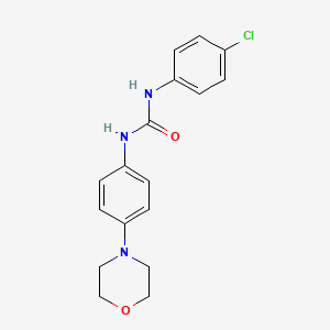 N-(4-chlorophenyl)-N'-[4-(4-morpholinyl)phenyl]urea