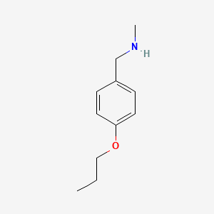 N-methyl-1-(4-propoxyphenyl)methanamine