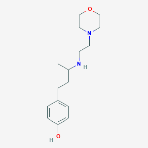 4-[3-(2-Morpholin-4-ylethylamino)butyl]phenol