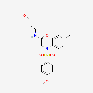 N-(3-METHOXYPROPYL)-2-[N-(4-METHYLPHENYL)4-METHOXYBENZENESULFONAMIDO]ACETAMIDE