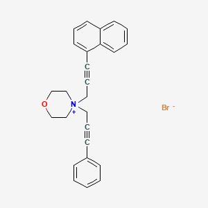 4-[3-(1-naphthyl)-2-propyn-1-yl]-4-(3-phenyl-2-propyn-1-yl)morpholin-4-ium bromide