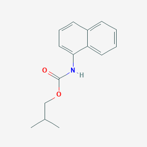 molecular formula C15H17NO2 B5242862 isobutyl 1-naphthylcarbamate 