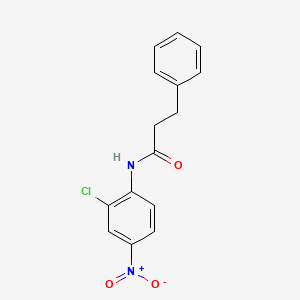 N-(2-chloro-4-nitrophenyl)-3-phenylpropanamide