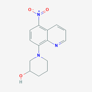 1-(5-Nitroquinolin-8-yl)piperidin-3-ol