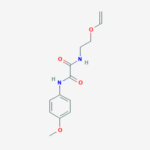 N-(2-ethenoxyethyl)-N'-(4-methoxyphenyl)oxamide