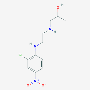 1-({2-[(2-Chloro-4-nitrophenyl)amino]ethyl}amino)propan-2-ol