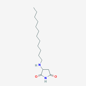 molecular formula C16H30N2O2 B5242997 3-(Dodecylamino)pyrrolidine-2,5-dione 