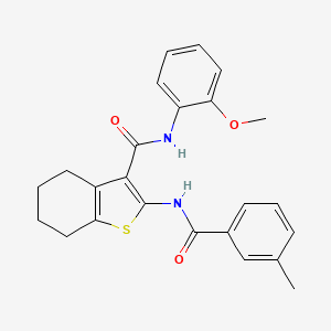 N-(2-METHOXYPHENYL)-2-(3-METHYLBENZAMIDO)-4,5,6,7-TETRAHYDRO-1-BENZOTHIOPHENE-3-CARBOXAMIDE