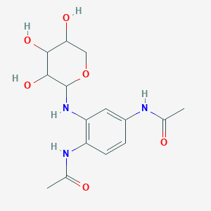 N-[2,5-bis(acetylamino)phenyl]pentopyranosylamine