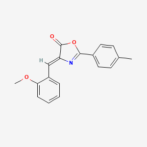 4-(2-methoxybenzylidene)-2-(4-methylphenyl)-1,3-oxazol-5(4H)-one