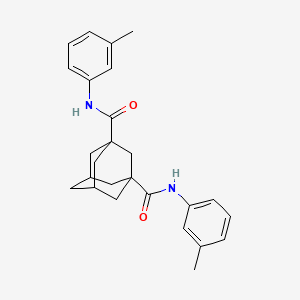 molecular formula C26H30N2O2 B5243091 N,N'-bis(3-methylphenyl)-1,3-adamantanedicarboxamide 