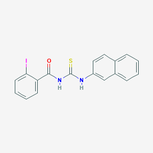 2-iodo-N-(naphthalen-2-ylcarbamothioyl)benzamide