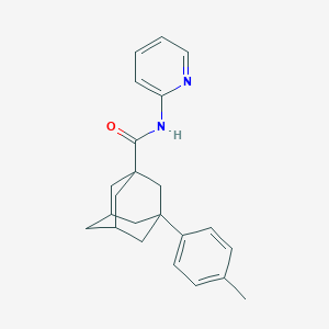 3-(4-methylphenyl)-N-2-pyridinyl-1-adamantanecarboxamide