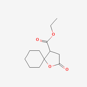 2-Oxo-1-oxa-spiro[4.5]decane-4-carboxylic acid ethyl ester