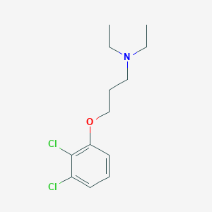 molecular formula C13H19Cl2NO B5243223 3-(2,3-dichlorophenoxy)-N,N-diethylpropan-1-amine 