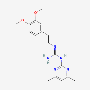 N-[2-(3,4-Dimethoxy-phenyl)-ethyl]-N'-(4,6-dimethyl-pyrimidin-2-yl)-guanidine