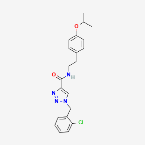 1-(2-chlorobenzyl)-N-[2-(4-isopropoxyphenyl)ethyl]-1H-1,2,3-triazole-4-carboxamide