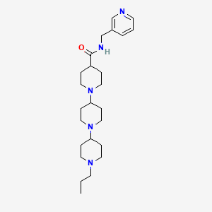 1-[1-(1-propylpiperidin-4-yl)piperidin-4-yl]-N-(pyridin-3-ylmethyl)piperidine-4-carboxamide