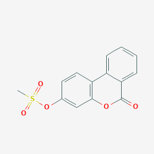 molecular formula C14H10O5S B5243430 6-oxo-6H-benzo[c]chromen-3-yl methanesulfonate 