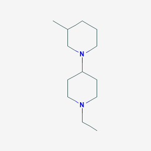 molecular formula C13H26N2 B5243484 1'-ethyl-3-methyl-1,4'-bipiperidine 