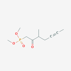 molecular formula C10H17O4P B052436 3-甲基-2-氧代庚-5-炔基膦酸二甲酯 CAS No. 70073-58-4